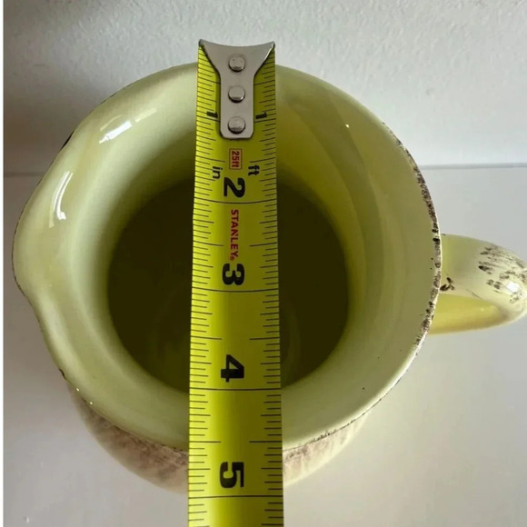 Vintage Colletion Ceramic Elegant Pitcher Green Size 7" x 4.5" - Picture 4 of 8